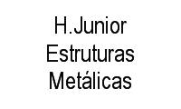 Logo H.Junior Estruturas Metálicas em Inhaúma