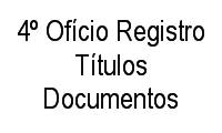 Logo 4º Ofício Registro Títulos Documentos em Centro
