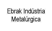 Logo Ebrak Indústria Metalúrgica em Vila São Silvestre