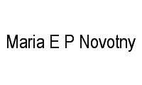 Logo Maria E P Novotny em Portuguesa