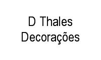 Logo D Thales Decorações em Jardim Anália Franco