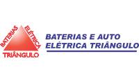 Logo Baterias E Auto Elétrica Triângulo em Roque