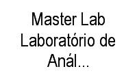 Logo Master Lab Laboratório de Análises Clínicas em Cacuia