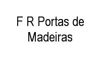 Logo F R Portas de Madeiras em José Bonifácio
