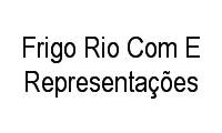 Logo Frigo Rio Com E Representações em Vila Norma