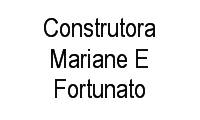 Logo Construtora Mariane E Fortunato em Milho Branco