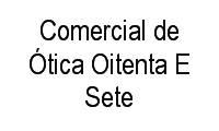 Logo Comercial de Ótica Oitenta E Sete em Praça da Bandeira