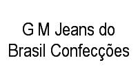 Logo G M Jeans do Brasil Confecções em Centro
