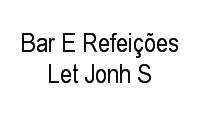 Logo Bar E Refeições Let Jonh S