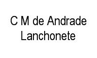 Logo C M de Andrade Lanchonete