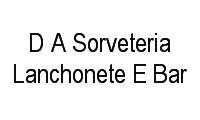 Logo D A Sorveteria Lanchonete E Bar