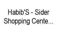 Logo Habib'S - Sider Shopping Center - Volta Redonda em Jardim Veneza