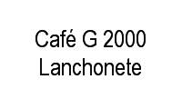 Logo Café G 2000 Lanchonete