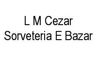 Logo L M Cezar Sorveteria E Bazar