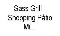 Logo Sass Grill - Shopping Pátio Mix Itaguaí em Coroa Grande