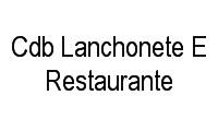 Logo Cdb Lanchonete E Restaurante em Centro