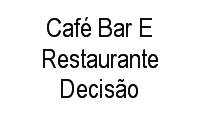 Logo Café Bar E Restaurante Decisão em Centro