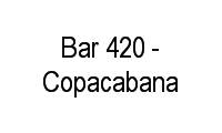 Logo Bar 420 - Copacabana em Copacabana