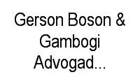 Logo Gerson Boson & Gambogi Advogados Associados em Lourdes