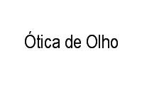 Logo Ótica de Olho em Ipanema