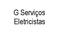 Logo G Serviços Eletricistas