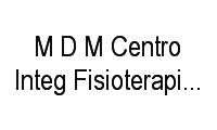Logo M D M Centro Integ Fisioterapia de Macaé em Centro