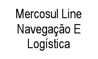 Logo Mercosul Line Navegação E Logística em Gonzaga