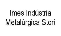 Logo Imes Indústria Metalúrgica Stori em Ouro Fino