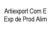 Logo Artiexport Com E Exp de Prod Alim em Vila Cledi