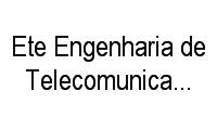 Logo Ete Engenharia de Telecomunicações E Eletricidade em Jardim Marco Zero