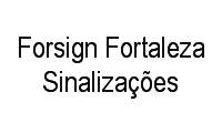 Logo Forsign Fortaleza Sinalizações em Centro