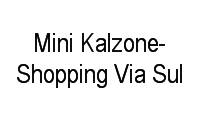 Logo Mini Kalzone-Shopping Via Sul em Sapiranga