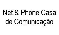 Logo Net & Phone Casa de Comunicação em Centro