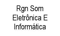 Logo Rgn Som Eletrônica E Informática em Asa Sul