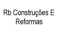 Logo Rb Construções E Reformas