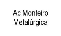 Logo Ac Monteiro Metalúrgica em Tarumã