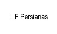 Logo L F Persianas em Petrópolis