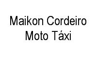 Logo Maikon Cordeiro Moto Táxi em Engenho Braun