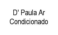 Logo D' Paula Ar Condicionado em Plano Diretor Sul