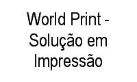 Logo World Print - Solução em Impressão em Vila Morumbi