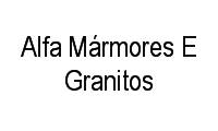 Logo Alfa Mármores E Granitos em Sítio do Morro
