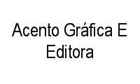 Logo Acento Gráfica E Editora em Vila Morais