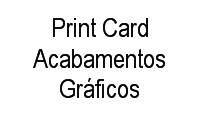 Logo Print Card Acabamentos Gráficos em Tatuapé