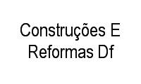 Logo Construções E Reformas Df em Recanto das Emas