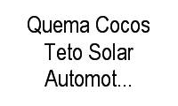 Logo Quema Cocos Teto Solar Automotivo E Conversiveis em Vila Monte Alegre