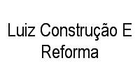 Logo Luiz Construção E Reforma em Paraíso