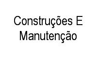 Logo Construções E Manutenção em Jorge Teixeira