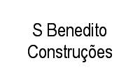 Logo S Benedito Construções em Bela Vista