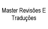 Logo Master Revisões E Traduções em Centro