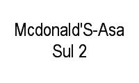 Logo Mcdonald'S-Asa Sul 2 em Asa Sul